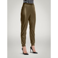 Wolford - Vegan Leather Trousers, Frau, vegan green, Größe: M von Wolford