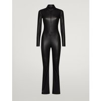 Wolford - Vegan leather cut-out Jumpsuit, Frau, black, Größe: 34 von Wolford
