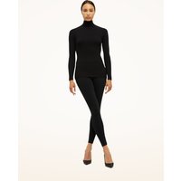 Wolford - Viscose Rib Pullover, Frau, black, Größe: L von Wolford