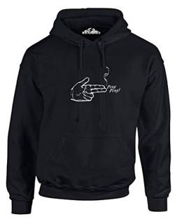 Wolkenbruch® Hoodie Peng Peng!, schwarz, Gr.XL von Wolkenbruch