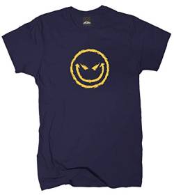 Wolkenbruch® T-Shirt The Evil Smile, Navy, Gr.XXL von Wolkenbruch
