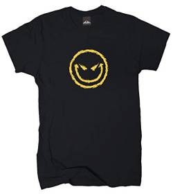 Wolkenbruch® T-Shirt The Evil Smile, schwarz, Gr.3XL von Wolkenbruch