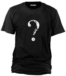 Wolkenbruch® T-Shirt Totenkopf Fragezeichen, schwarz, Gr.4XL von Wolkenbruch