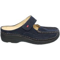 WOLKY Roll-Slipper, Clog, Antique nubuck, Blue, 0622713-800 Clog von Wolky