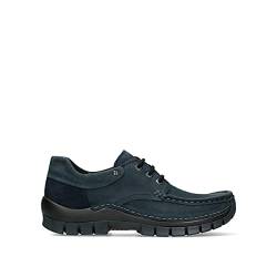 Wolky Comfort Schnürschuhe Fly - 16800 Nubukleder blau - 40 von Wolky