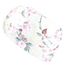 Wollhuhn ÖKO Mädchen/Damen/Buben Cooles Elastisches Stirnband/Haarband Bequem Jersey Baumwolle Viele Motive 21215155 (Blumen Weiß/Rosa/Mint) von Wollhuhn