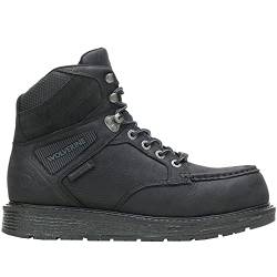 WOLVERINE Men's Hellcat MOC Toe Wedge 6" Construction Boot, Black, 10 X-Wide von Wolverine