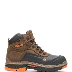 Wolverine Men's Overpass 6" Composite Toe Waterproof Work Boot, Summer Brown, 10 W US von Wolverine