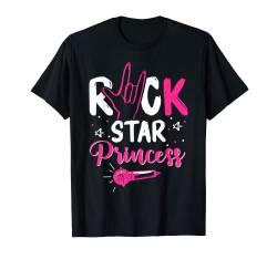 Damen Rockstar Geburtstag Mädchen Rockstar Prinzessin Party Musik T-Shirt von Women's Rockstar Birthday Party Supplies