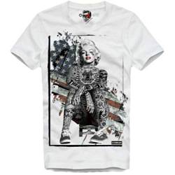 E1SYNDICATE T-T-Shirts Hemden Marilyn Monroe Skateboard Tattoo USA Babe Palace ACW(Large) von Women