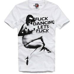 E1SYNDICATE T-T-Shirts Hemden Worn by AXL Rose FUK Dancing Let's FUK(X-Large) von Women
