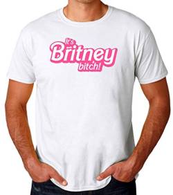 It's Britney Bitch Pink Design Men's T-T-Shirts Hemden (Medium) von Women