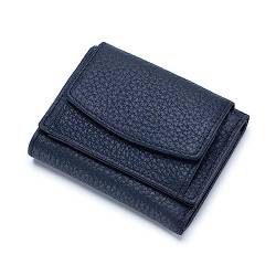 WondFans Hiziel Handgefertigte RFID-Geldbörse aus weichem Leder (SCHWARZ) von WondFans