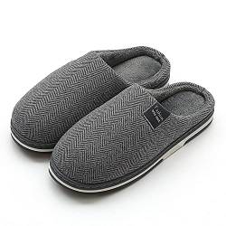 Wondamo Winter Hausschuhe Damen Herren Memory Foam Wärme Rutschfeste Pantoffeln Home wollähnliche Plüsch Slippers Schuhe für Drinnen und Draußen von Wondamo