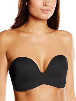 Wonderbra Damen Bandeau BH, Schwarz (Black), Gr. 85F (Herstellergröße:38E) von Wonderbra