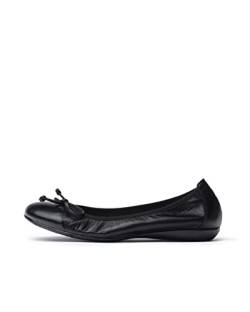 Wonders Black BO Ballet Pump Black 38 von Wonders