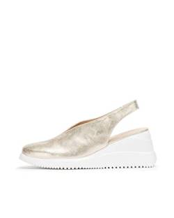 Wonders Gold Walter Wedge Shoe Metallics 38 von Wonders