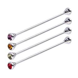 Wooauto Anstecknadel Broschen-4 Farben Party Brosche Mode Kragen Brosche Krawatte Business Herren Anzug Bar Brosche Schmuck Hochzeit Formal Revers Hemd Kragen Pin Krawatte Clip Bar Kette,Typ 2 von Wooauto