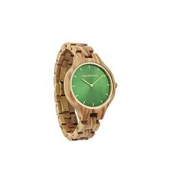 WoodWatch Jaded Hill | Holzuhren für Damen - Armbanduhr Holz Damen Premium | Wood Watch for Woman | umweltfreundliches Produkt, wir Pflanzen 1 Baum für Jede Uhr von WoodWatch