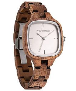 WoodWatch Modern Gallery | Holzuhren für Damen - Armbanduhr Holz Damen Premium | Wood Watch for Woman | umweltfreundliches Produkt, wir Pflanzen 1 Baum für Jede Uhr von WoodWatch