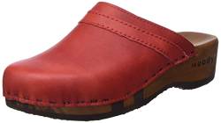 Woody Damen Hanni Holzschuh, Rosso, 36 EU von Woody