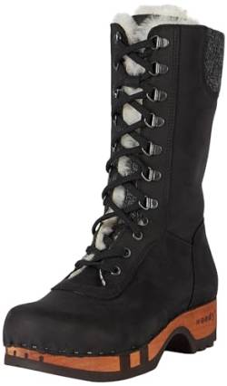 Woody Damen Rosanna Halblange Stiefel, Nero, 36 EU von Woody