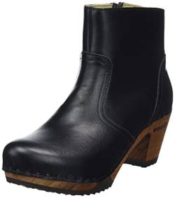 Woody Damen Tanja Stiefelette, geöltes Leder Nero, 42 EU von Woody