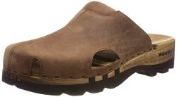 Woody Herren Lissabon Holzschuh, Tabacco, 40 EU von Woody