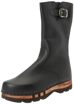 Woody Herren Mario Halblange Stiefel, Nero, 40 EU von Woody