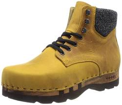 Woody Herren Moritz Stiefelette, Fettleder ocra, 41 EU von Woody