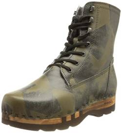 Woody Herren Pascal Halblange Stiefel, Leder Seaweed, 40 EU von Woody