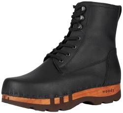 Woody Herren Paul Halblange Stiefel, Nero, 46 EU von Woody