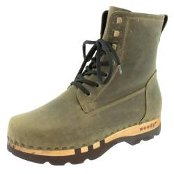 Woody Herren Paul Halblange Stiefel, Olive, 42 EU von Woody