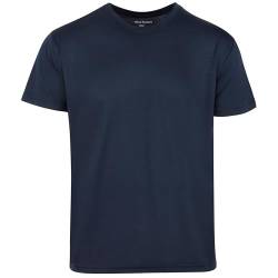 Wool Rockers Merino T-Shirt für Herren, mit Rundhalsausschnitt, atmungsaktiv und geruchsabweisend, Made in EU (L, dunkelblau) von Wool Rockers