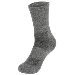 Wool Rockers Merino-Wander-Socken, 72% Merinowolle, für Damen & Herren, Outdoor und im Alltag, optimal gepolstert und atmungsaktiv (dunkelgrau, 43-47) von Wool Rockers