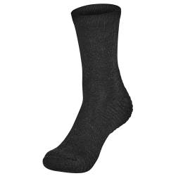 Wool Rockers Merino-Wander-Socken, 72% Merinowolle, für Damen & Herren, Outdoor und im Alltag, optimal gepolstert und atmungsaktiv (schwarz, 39-42) von Wool Rockers