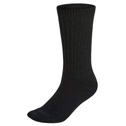 Wool Rockers Merino-Winter-Socken Premium, 70% Merinowolle, für Damen & Herren, Outdoor und im Alltag, weich, mitteldick und atmungsaktiv (schwarz, 43-47) von Wool Rockers