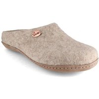 WoolFit handgefilzte Pantoffeln für Damen und Herren aus 100% Wolle Hausschuh ideal für eigene Einlagen von WoolFit