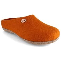 WoolFit handgefilzte Pantoffeln für Damen und Herren aus 100% Wolle Hausschuh ideal für eigene Einlagen von WoolFit