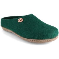 WoolFit handgefilzte Pantoffeln für Damen und Herren aus 100% Wolle Hausschuh ideal für eigene Einlagen von WoolFit