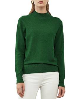 Woolicity Damen Strickwaren Rollkragenpullover Strickpullover Langarm Ribbed Strick Sweater Pullover Rollkragen Leichter Rollneck Tops von Woolicity