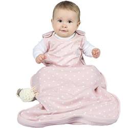 Woolino 4-Jahreszeiten-Baby-Schlafsack - Merino-Wolle 2 Monate - 2 Jahre Rose von Woolino