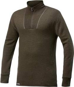 Woolpower 200 Zip Turtle Neck Pine Green 2021 Unterwäsche von Woolpower