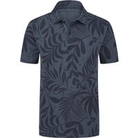 Woolrich Piqué-Poloshirt mit floralem Print, Garment Dyed von Woolrich