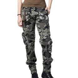 Worclub Damen-Militärhose Taktische Hose Damen-Tarnhose Cargohose Multifunktions-Outdoor-Campinghose von Worclub