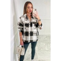 Worldclassca Flanellbluse Worldclassca Oversized Karo Hemd Hemdjacke Kariert Holzfällerhemd von Worldclassca