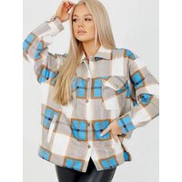 Worldclassca Flanellbluse Worldclassca Oversized Karo Hemd Hemdjacke Kariert Holzfällerhemd von Worldclassca