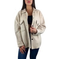 Worldclassca Flanellhemd Worldclassca Damen Oversized Hemd Hemdjacke einfarbig Holzfällerhemd Langarmhemd mit Brusttaschen Hemdbluse Bluse Shirt Designer Blogger NEU S-L 36-42 von Worldclassca