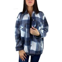 Worldclassca Flanellhemd Worldclassca Oversized Karo Hemd Hemdjacke Kariert Holzfällerhemd von Worldclassca