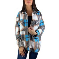 Worldclassca Flanellhemd Worldclassca Oversized Karo Hemd Hemdjacke Kariert Holzfällerhemd von Worldclassca